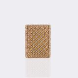 Kleine Bicolour Golddose mit feinem Flecht-Dekor - Bild 2
