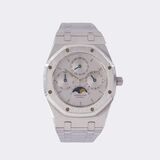 Einzigartige Herren-Armbanduhr 'Royal Oak' Ewiger Kalender in Platin - Bild 1