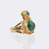 Turmalin Ring im floralen Design - Bild 2
