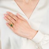 Turmalin Ring im floralen Design - Bild 3