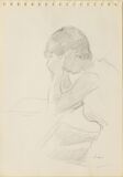 Woman by a Table - image 1