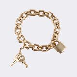'Padlock and Key' Goldarmband - Bild 4