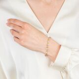 Bicolour Armband mit fein-weißen und Fancy Diamanten - Bild 3