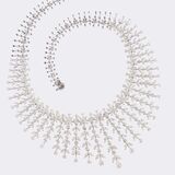 Haute Joaillerie Diamant Kaskaden Collier - Bild 1
