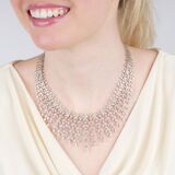 Haute Joaillerie Diamant Kaskaden Collier - Bild 4