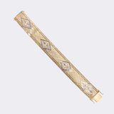 Vintage multicoloured Gold Bracelet - image 2