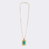 Opal Brillant Anhänger an Kette mit passendem Ring - Bild 4