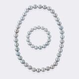 Tahitiperlen Collier mit Armband - Bild 1