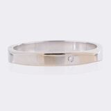 Bangle with Diamond Solitaire - image 2