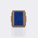 Herrenring mit Lapislazuli - Bild 1