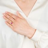 Moderner Turmalin Diamant Ring - Bild 3