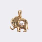 Small 'Happy Diamond Elephant' Pendant