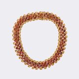 Vivid Citrin Vintage Collier - Bild 1