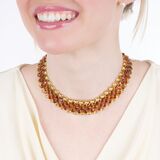 Vivid Citrin Vintage Collier - Bild 3