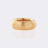 Bandring mit fein-weißen und Fancy Diamanten - Bild 1