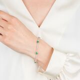  Emerald Diamond Bracelet 'Hearts' - image 3