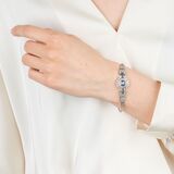 Art-déco Ceylon Saphir Diamant Armband - Bild 3