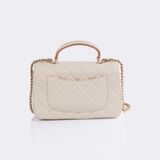 Timeless Mini Flap Bag mit Top Handle - Bild 3