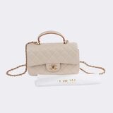 Timeless Mini Flap Bag mit Top Handle - Bild 8