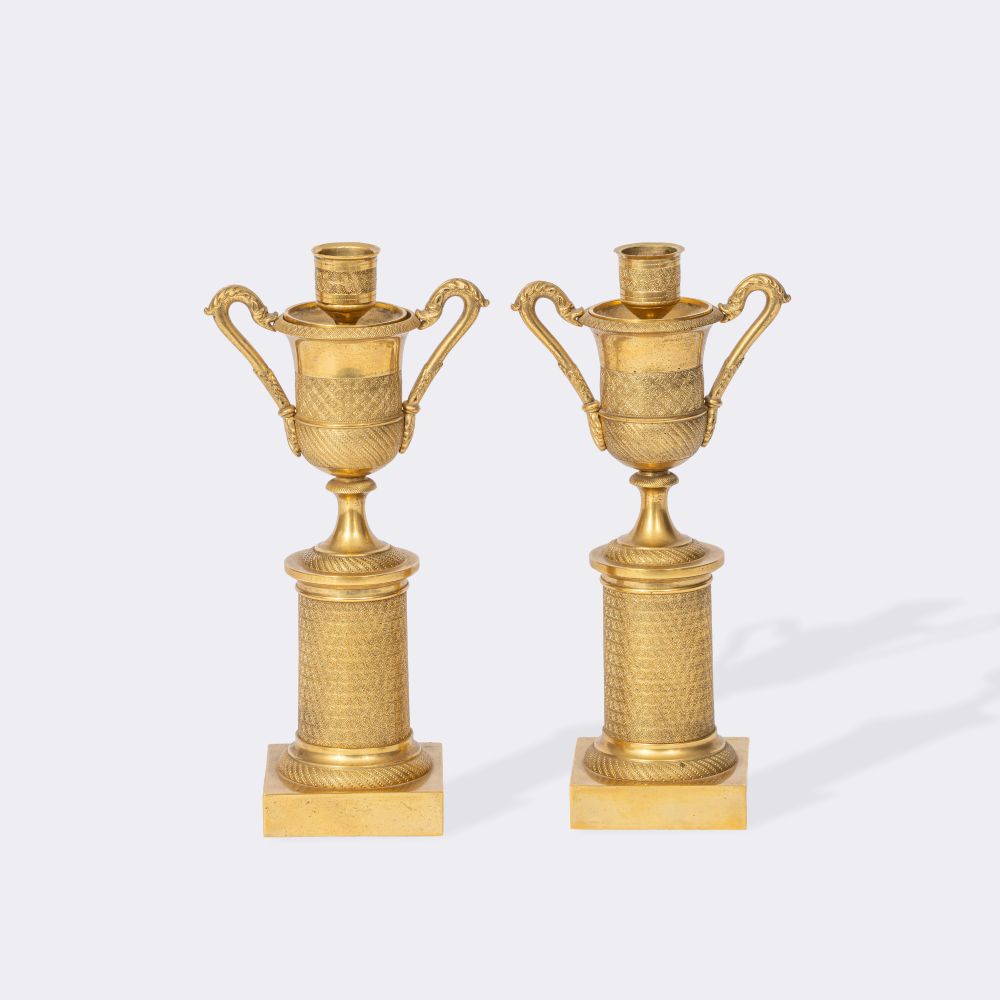 A Pair of Fine Empire Cassolettes - image 2