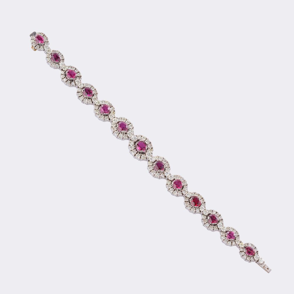 Ruby Diamond Bracelet - image 2