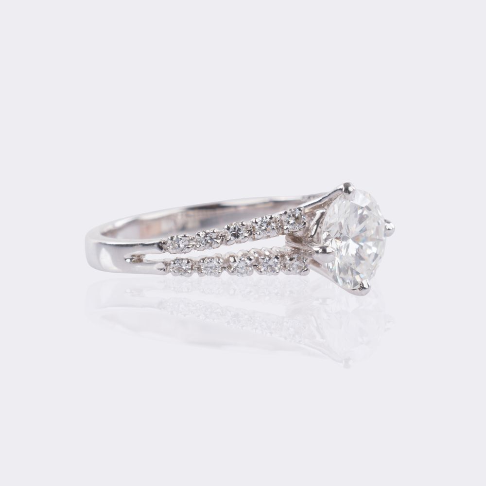 Solitaire Diamond Ring - image 2