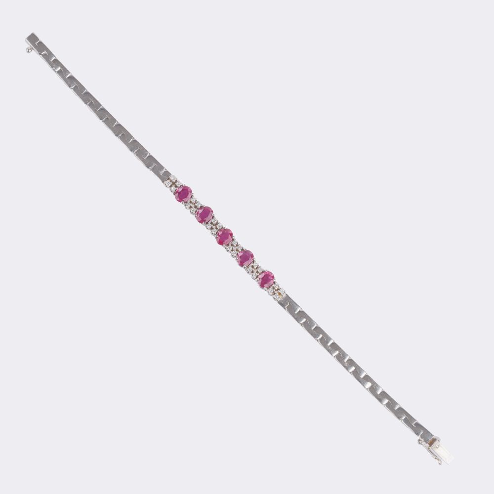 Rubin Diamant Armband - Bild 2