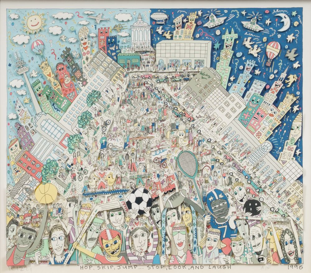 James Rizzi - Hop, skip, jump.. stop, look, and laugh