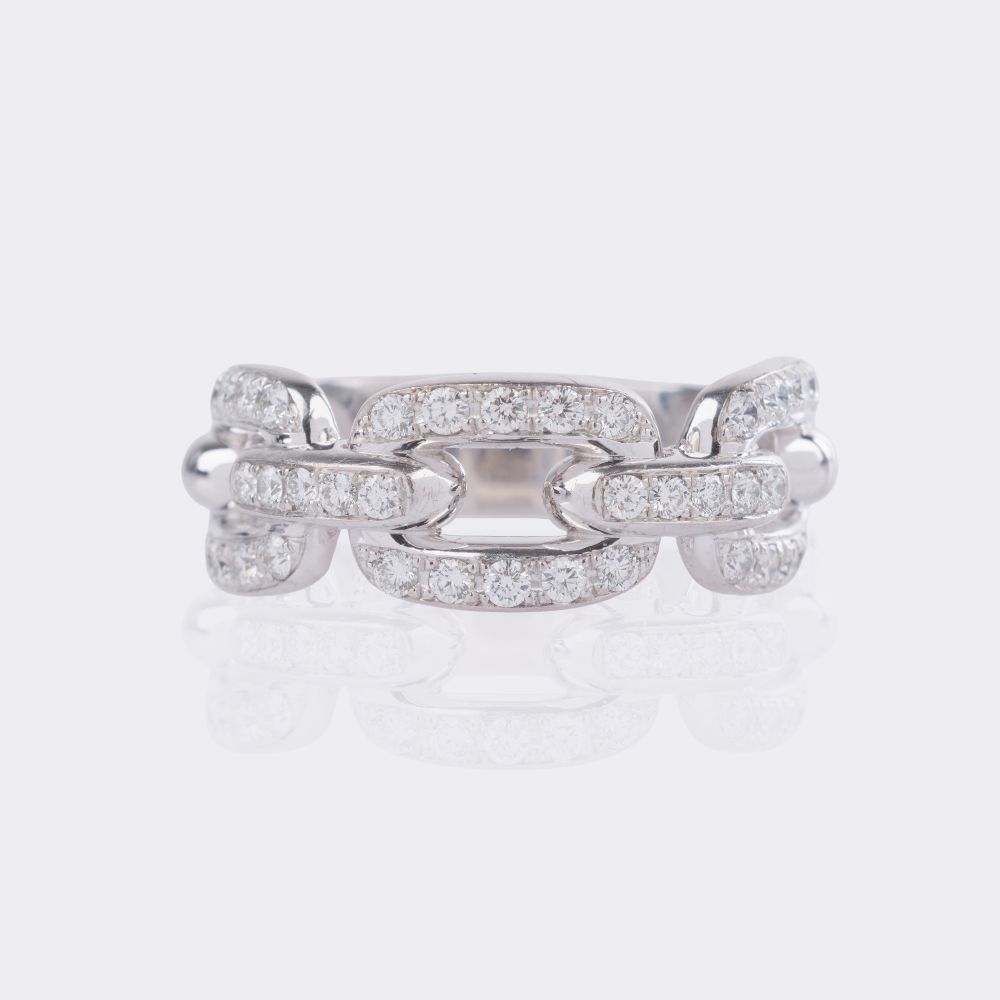Fein-weißer Brillant Ring