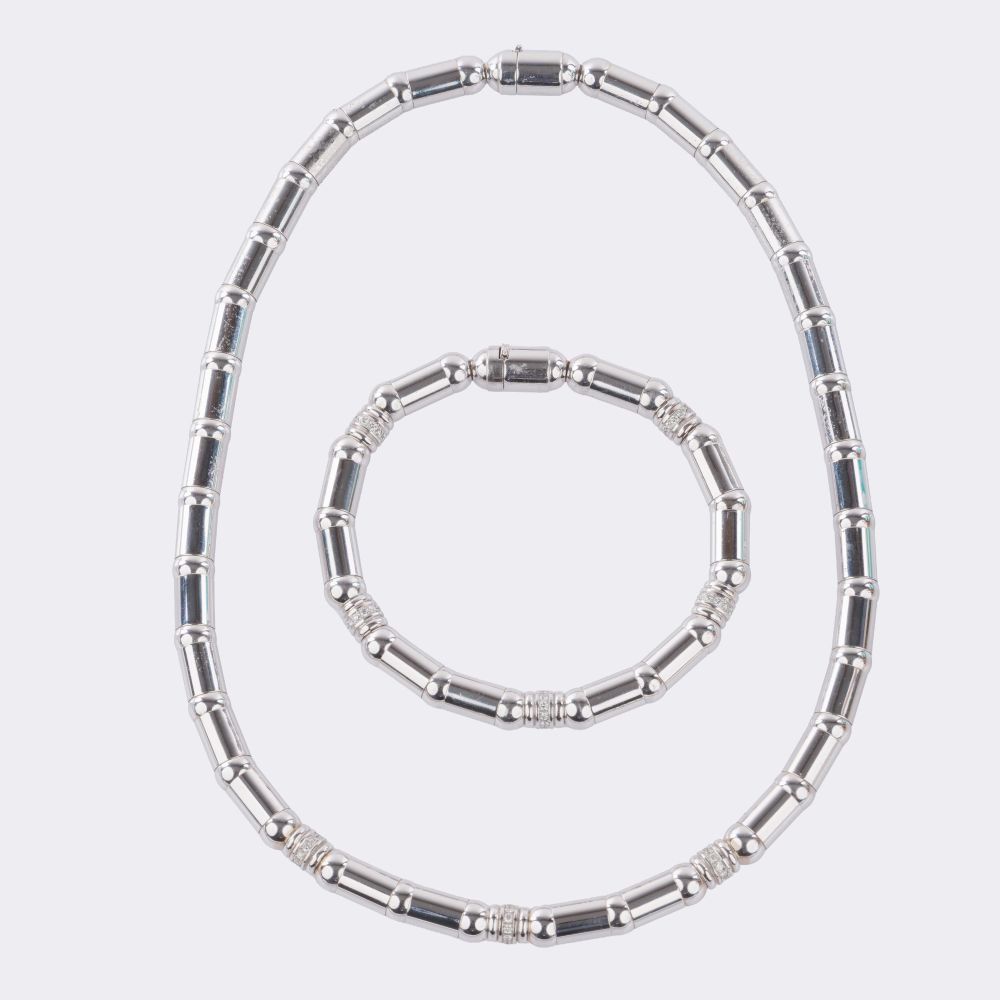  Chopard - 'Les Chaines Diamant' Necklace with bracelet