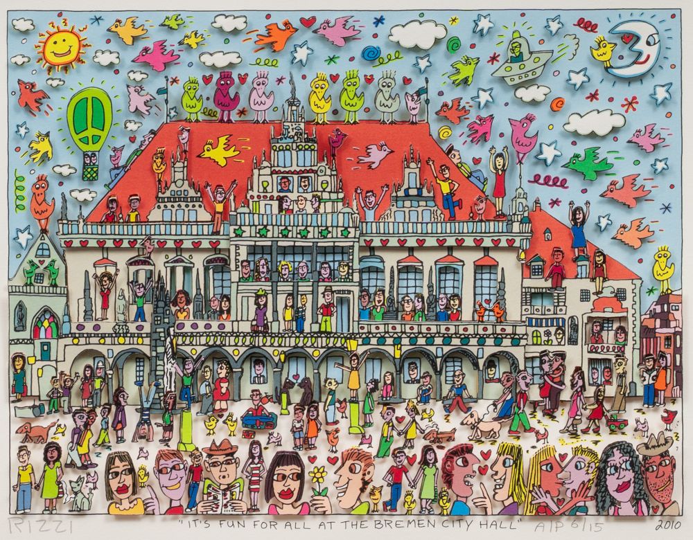 James Rizzi - It's fun for all at the Bremen City Hall