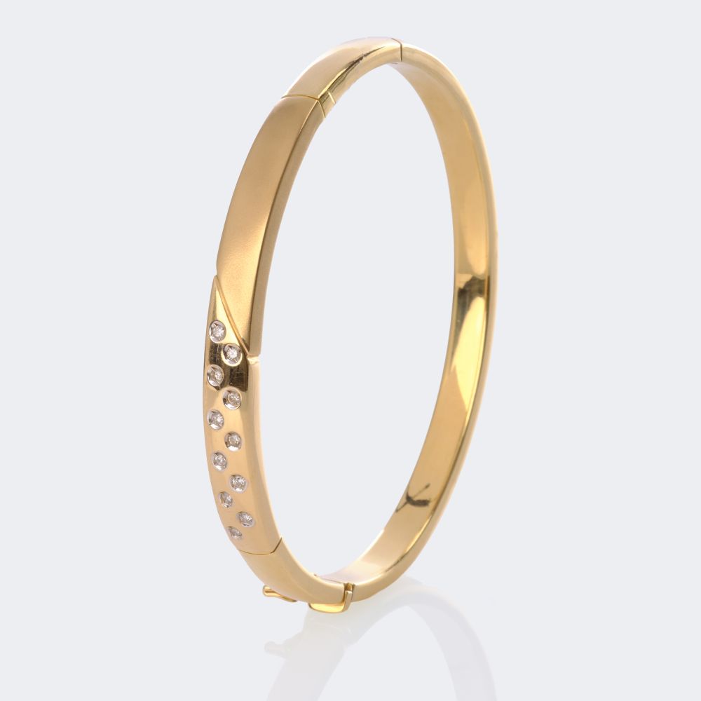 Diamond Bangle Bracelet