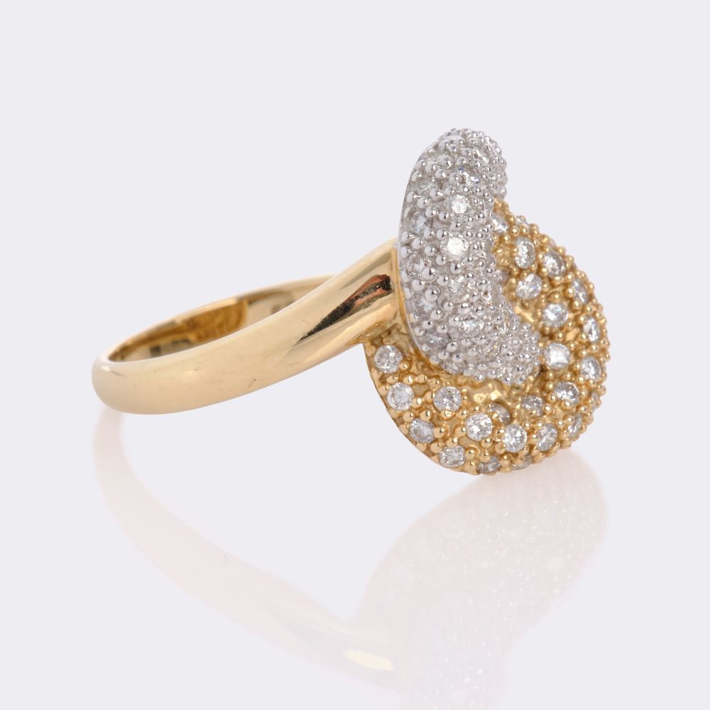Bicolour Diamond Ring - image 2