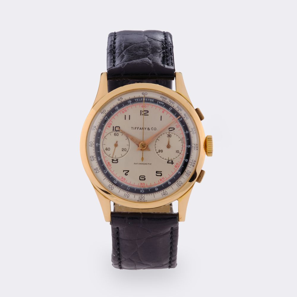  Tiffany & Co. - Vintage Men's Chronograph Wristwatch