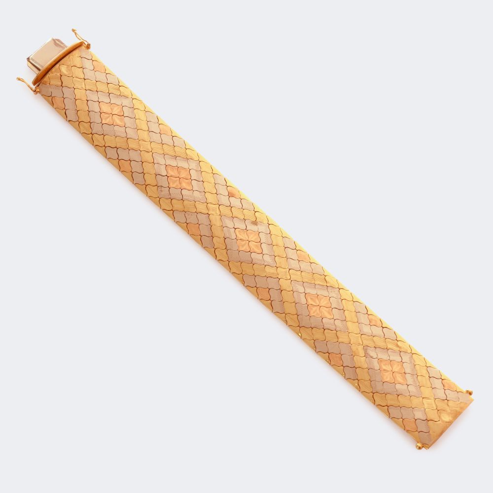 Tricolour Gold Bracelet - image 2