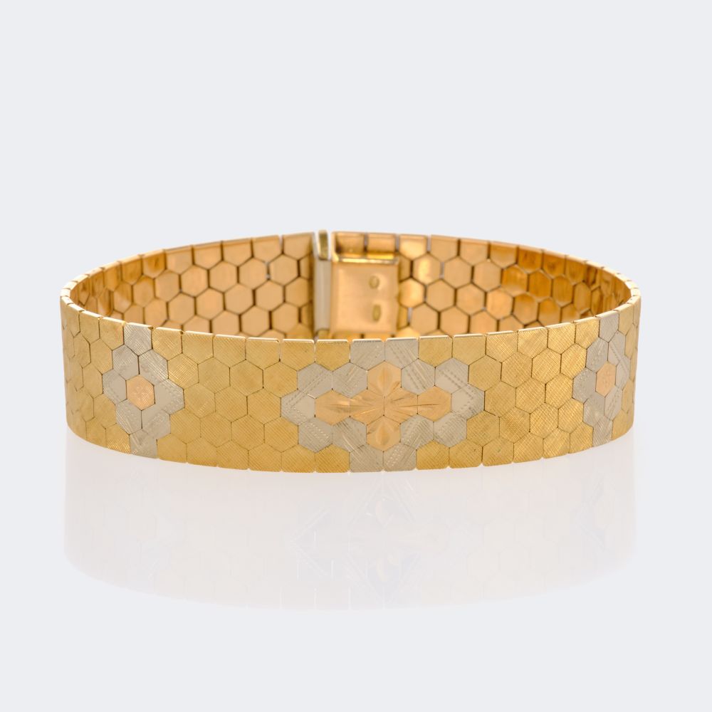 Tricolour Gold Bracelet