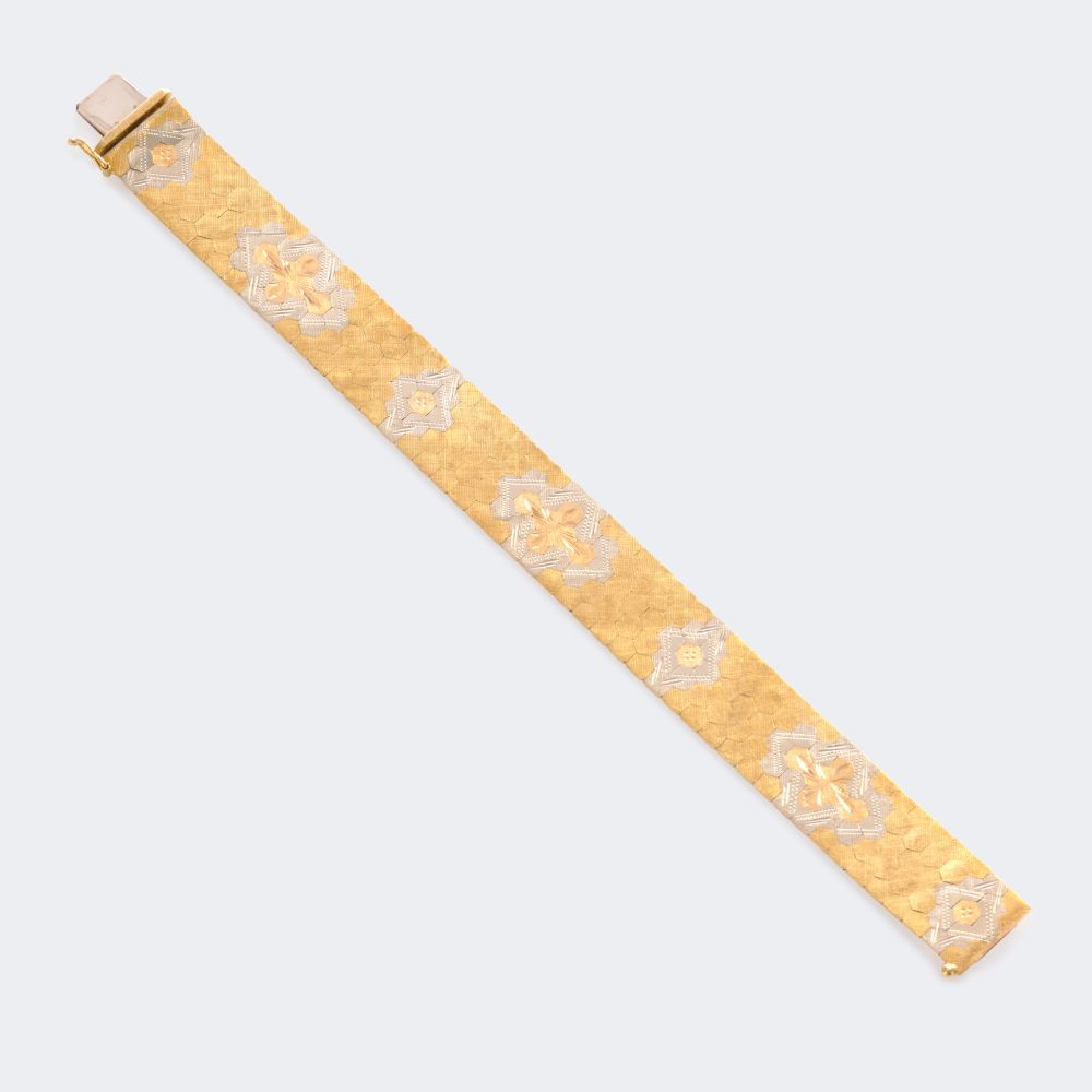 Tricolour Gold Bracelet - image 2