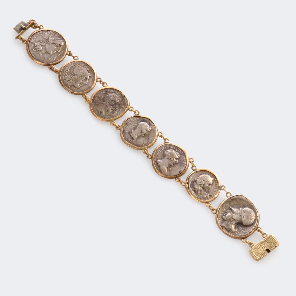 Bracelet with Roman and Greek Silver Coins 'Emperors and Gods' - image 2