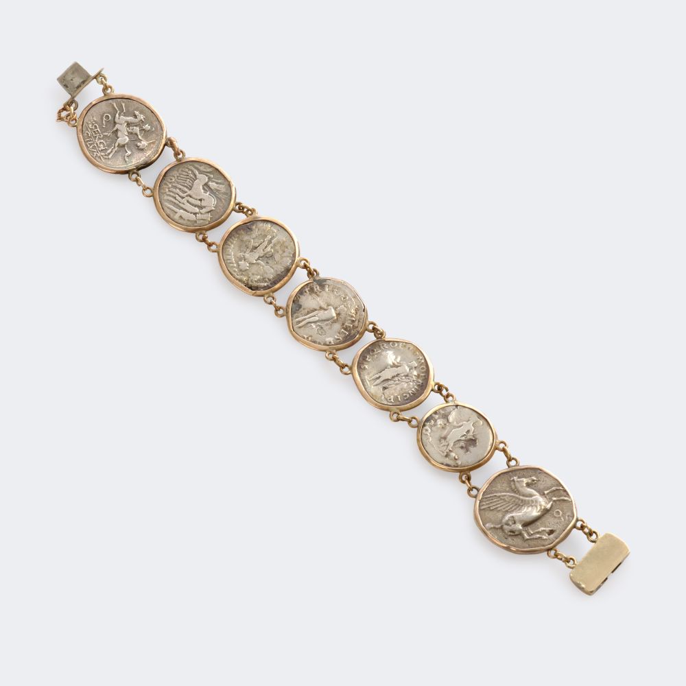 Bracelet with Roman and Greek Silver Coins 'Emperors and Gods' - image 4