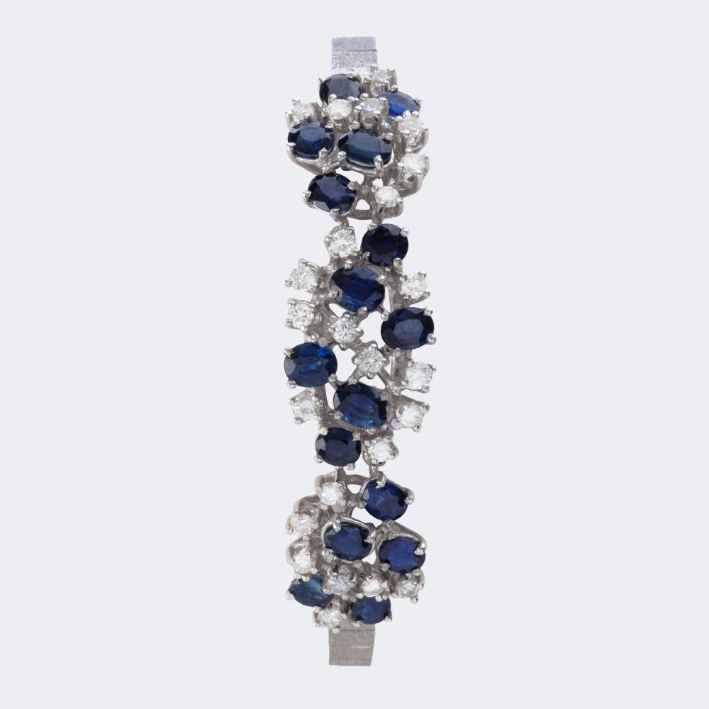 Saphir Brillant Armband - Bild 2