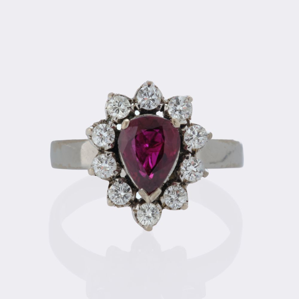 Rubin Diamond Ring