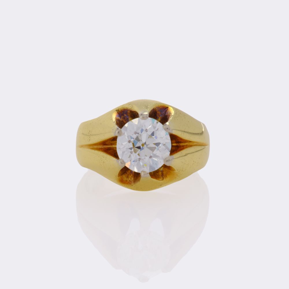 Old Cut Solitaire Ring