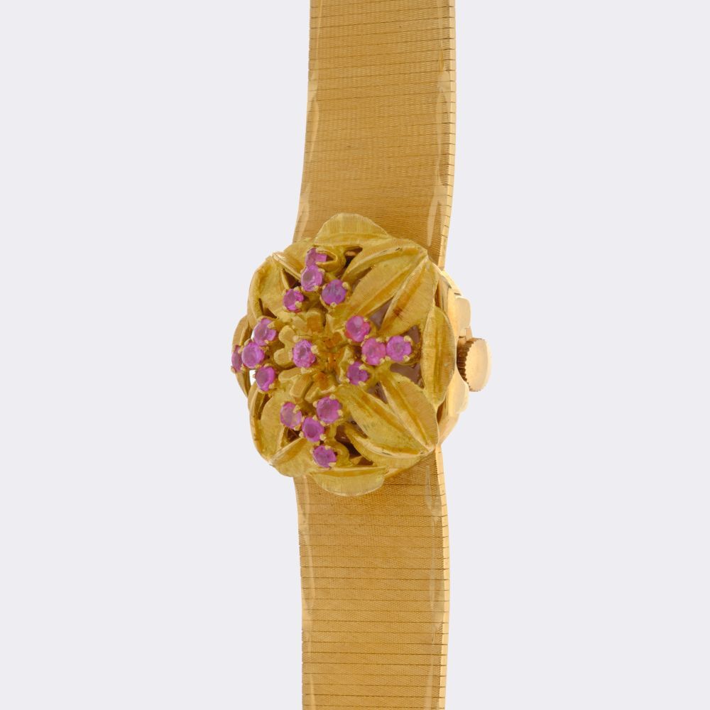 Floral Women's Jewelry Watch with matching Ring - image 2