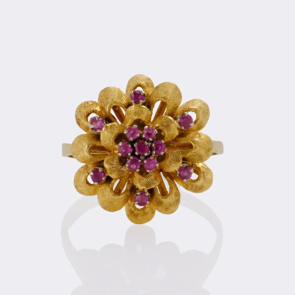 Floral Women's Jewelry Watch with matching Ring - image 3