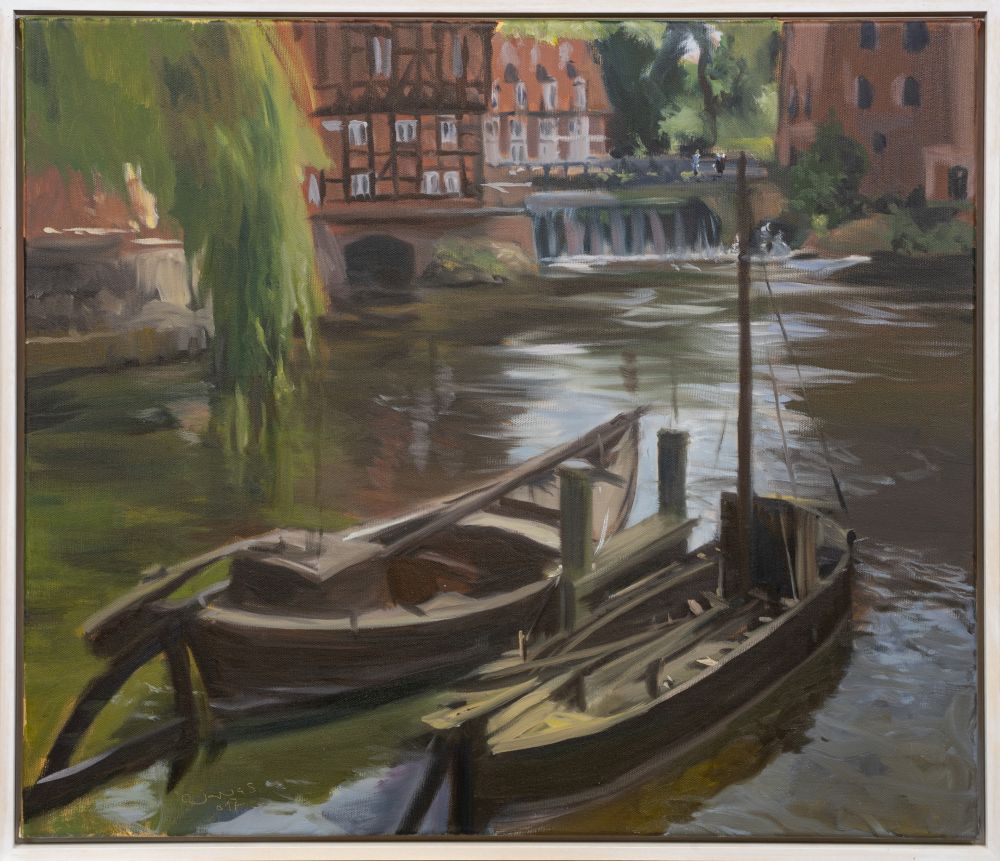 Boats at the Stintmarkt Lüneburg - image 2