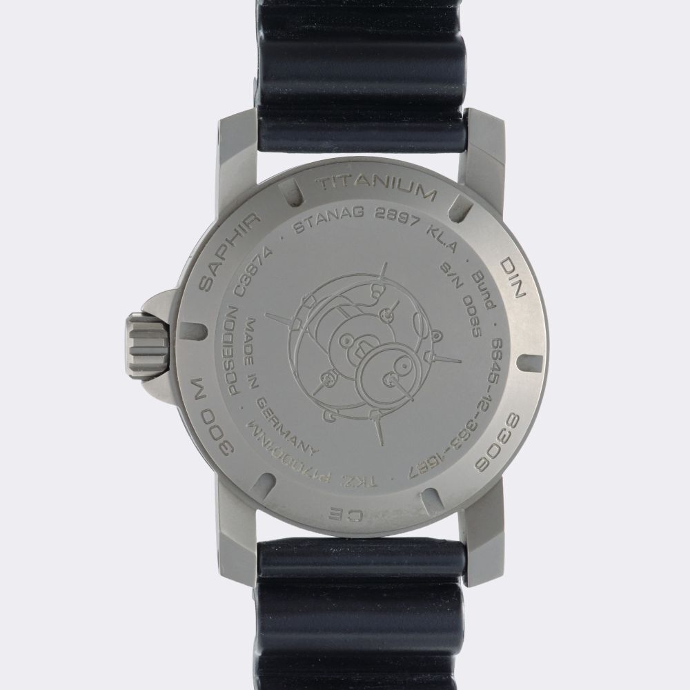 Rare Men's Wristwatch 'Minentaucher' - image 3