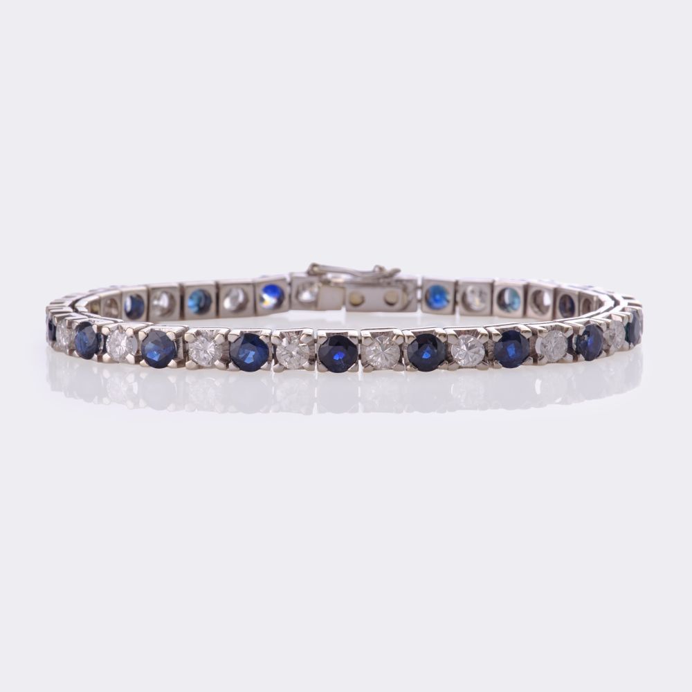 Sapphire Diamond Bracelet