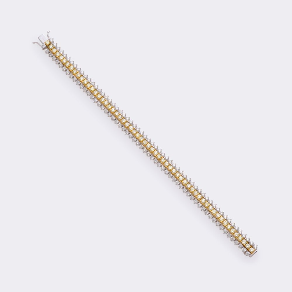 Multicoloured, highcarat Fancy Diamond Bracelet - image 2