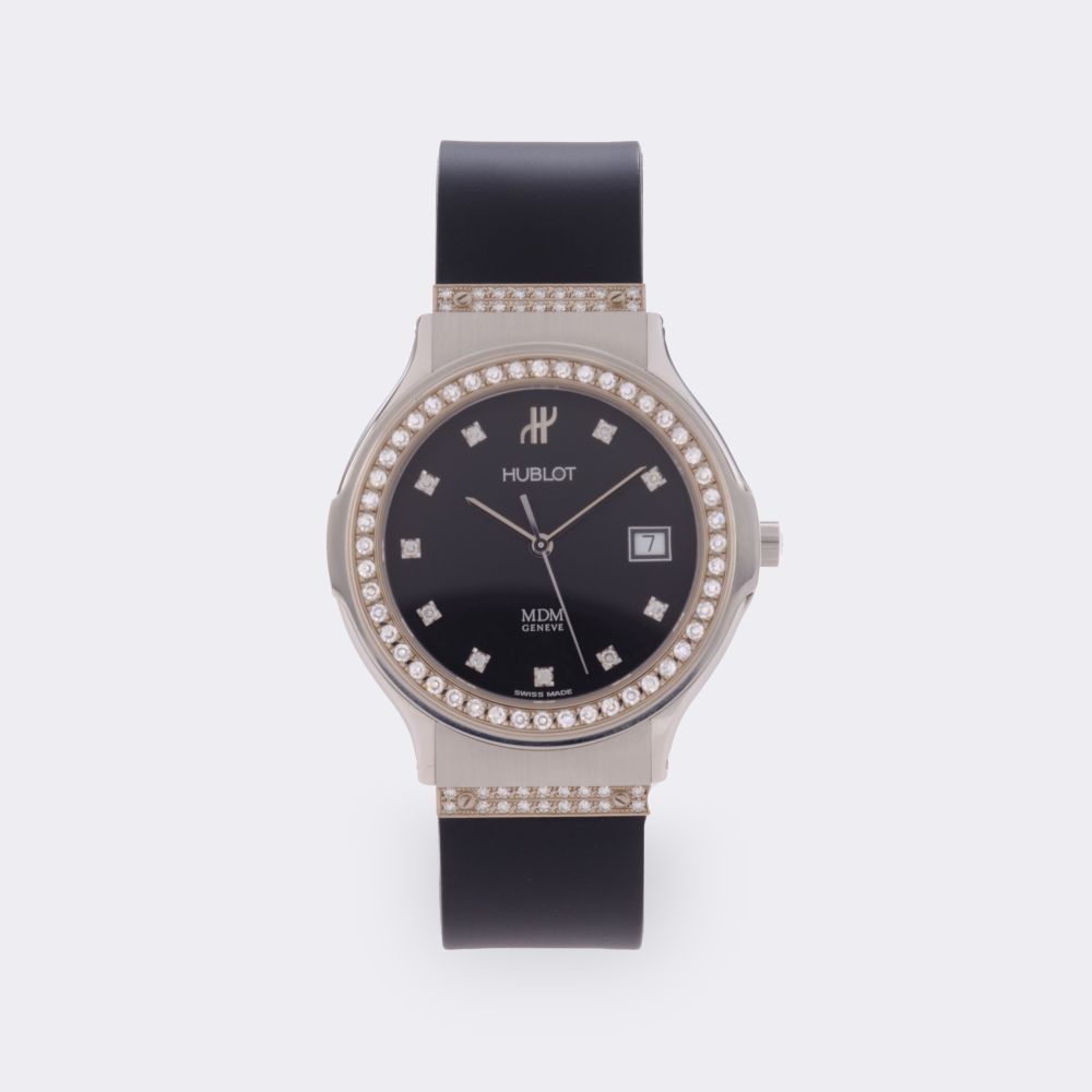  Hublot - Wristwatch 'Classic' with Diamonds