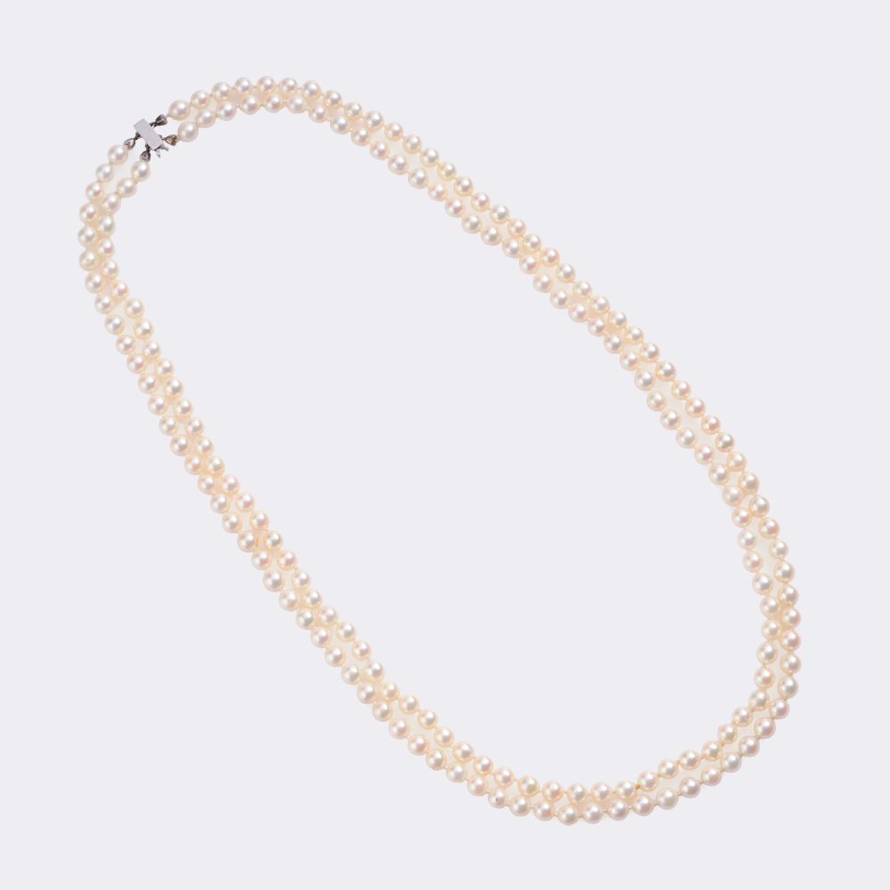 Two-row Pearl Necklace